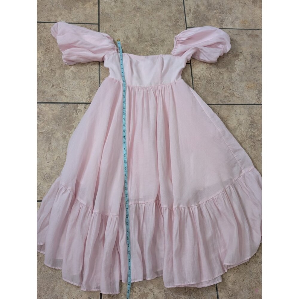 Elegant Pink Midi Dress - Picture 10 of 10